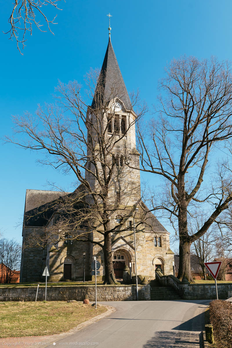 Stock photo of Church in Petershagen-Frille