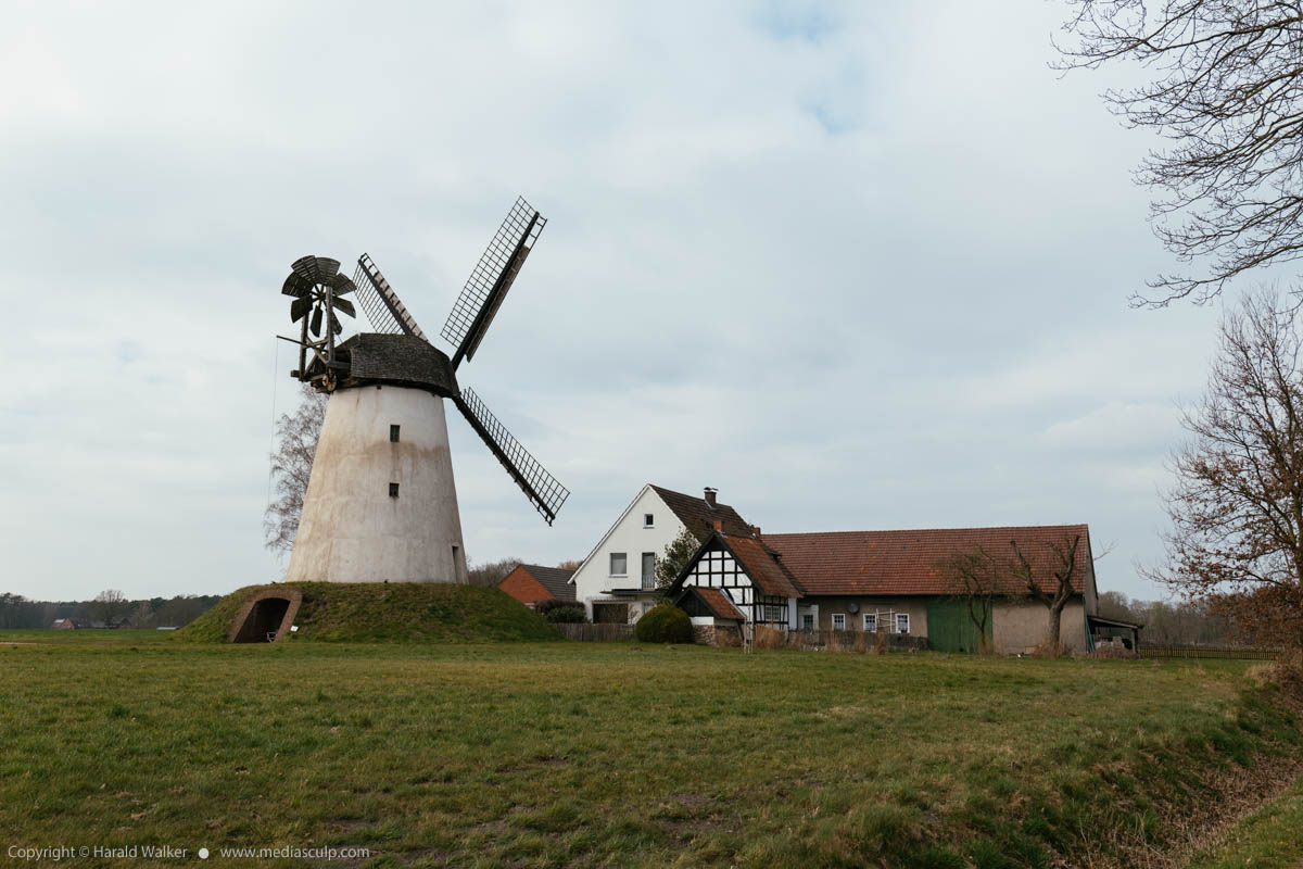 Stock photo of Smock mill in Wegholm