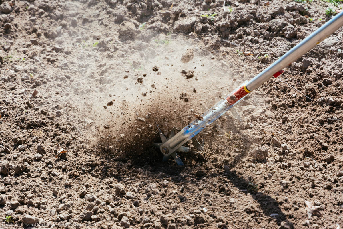 Stock photo of Rotary cultivator
