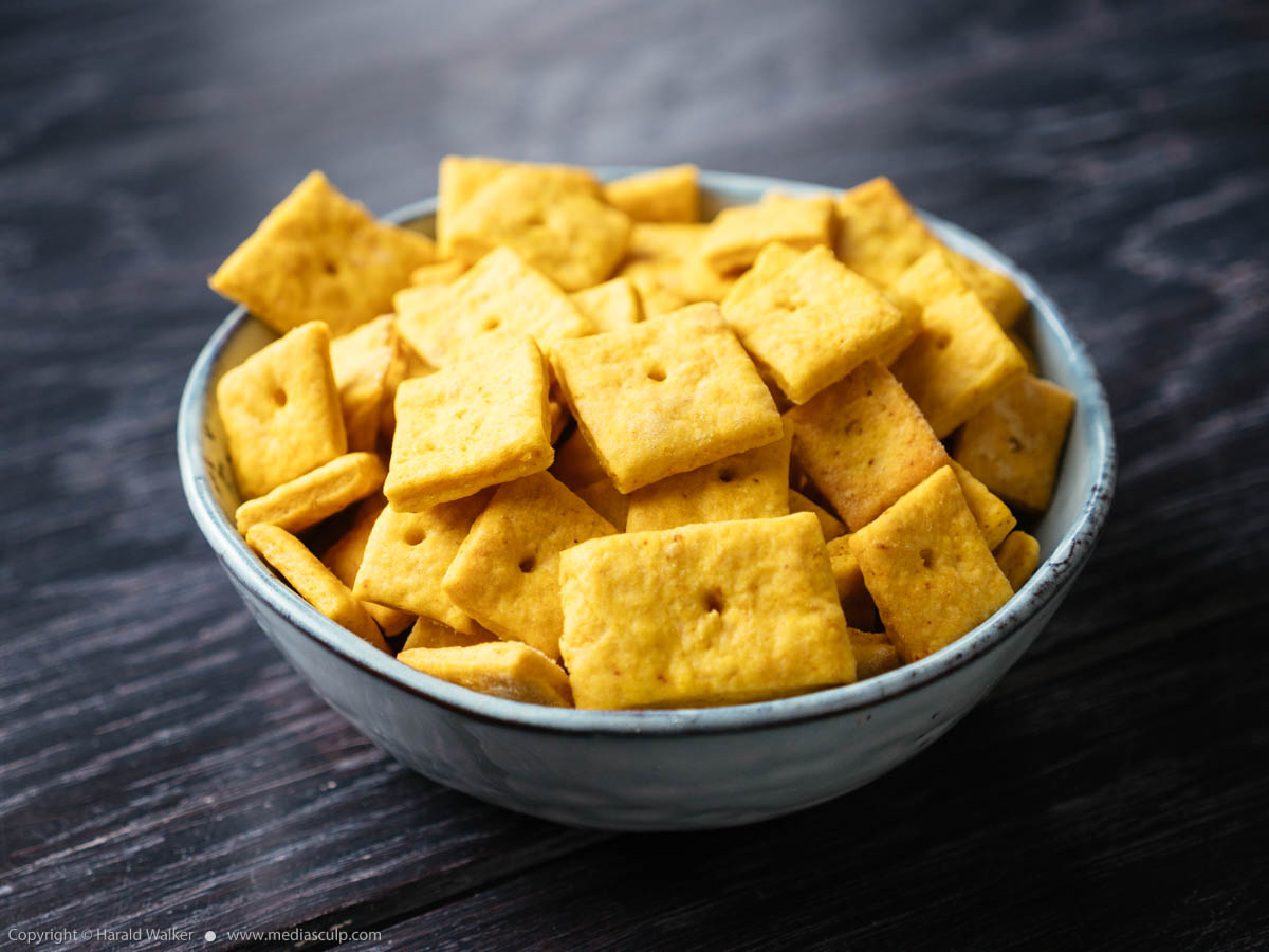 Stock photo of Vegan Cheese Crackers