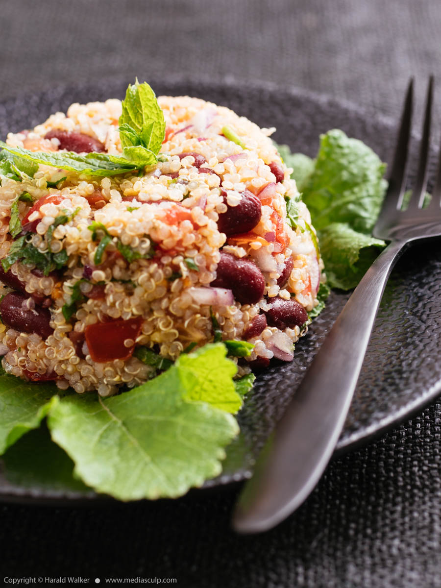 Stock photo of Quinoa, Kidney Bean Salad
