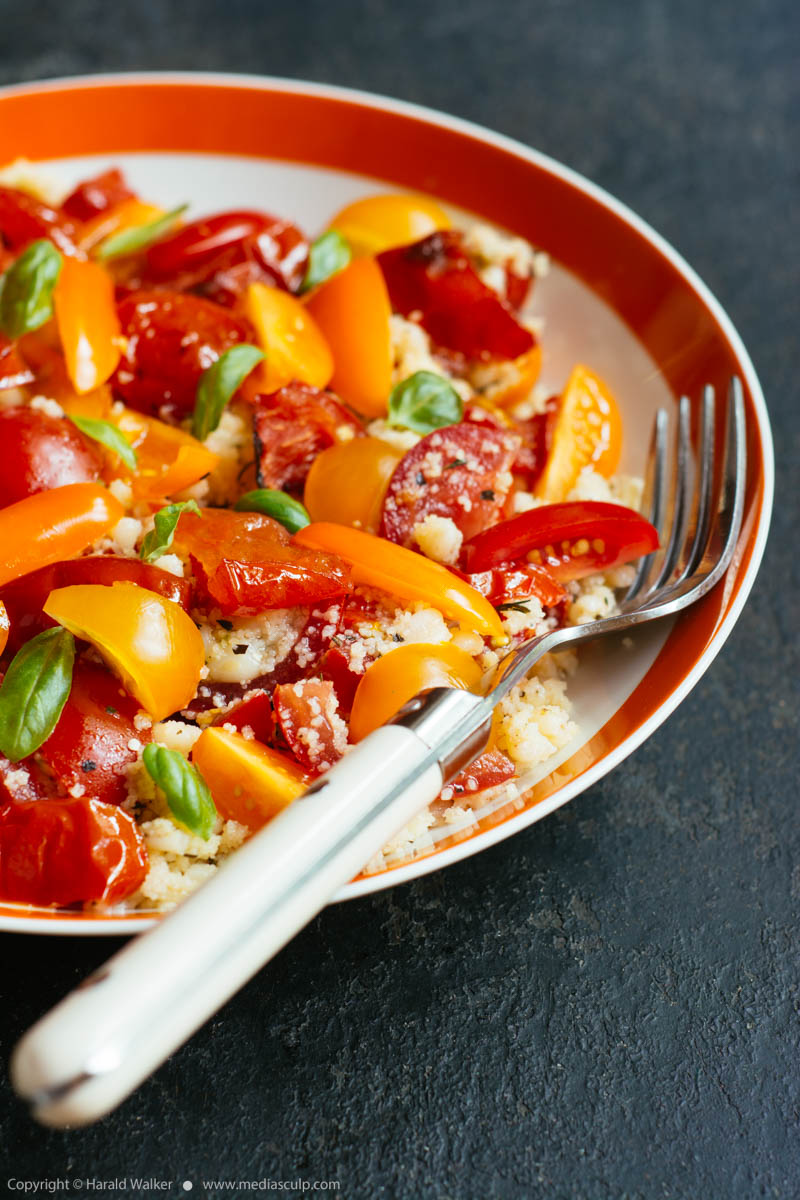 Stock photo of Tomato Barley Couscous Salad