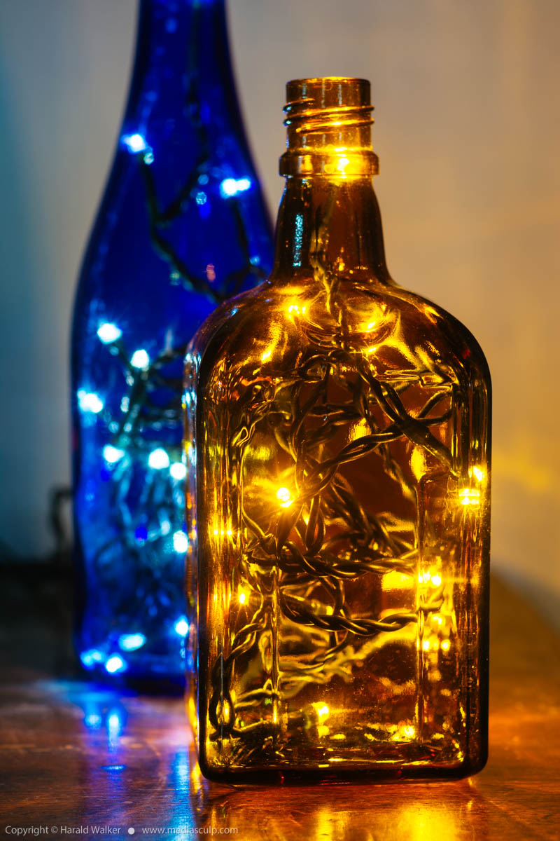 Stock photo of Lights in a bottle