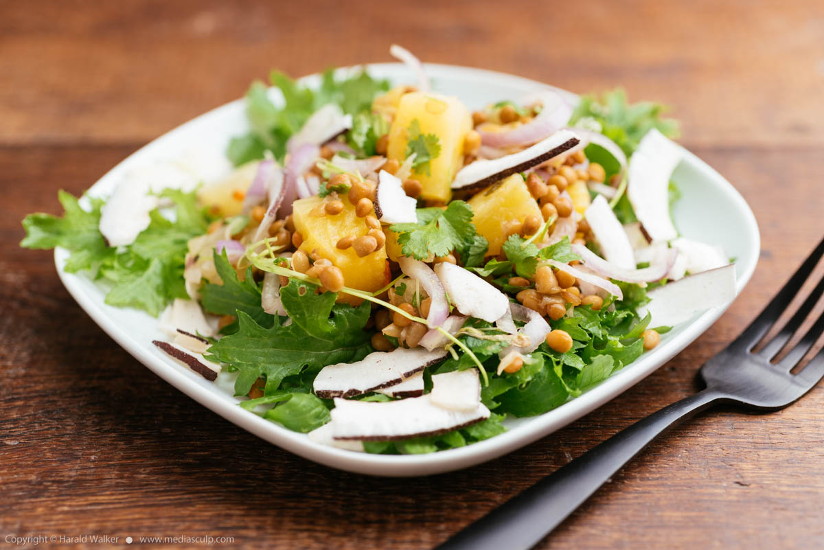 Stock photo of Tropical Lentil Salad