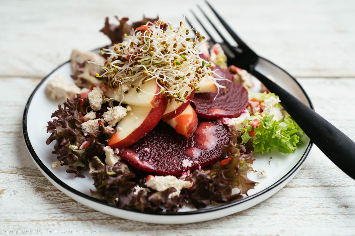 Stock photo of Beet and Apple Salad