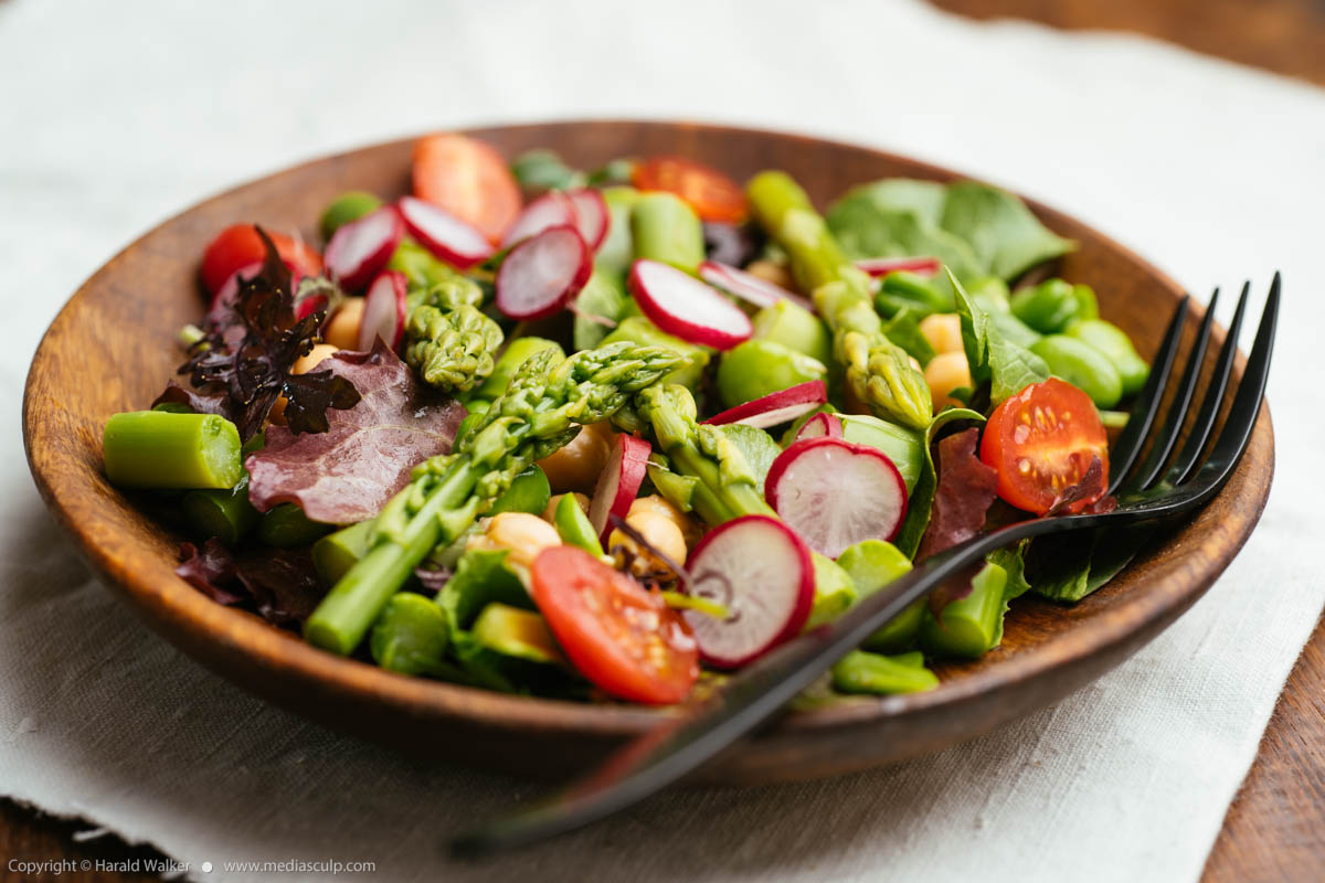 Stock photo of Springtime salad