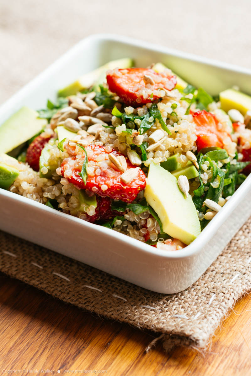 Stock photo of Quinoa Strawberry Salad