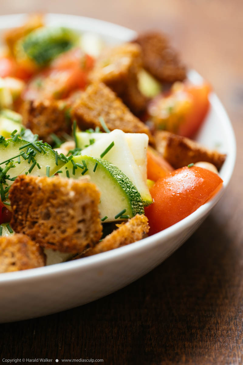 Stock photo of Summertime Panzanella Salad