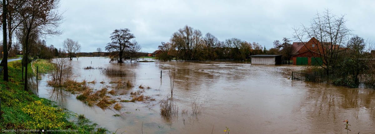 Stock photo of Christmas 2023 floods