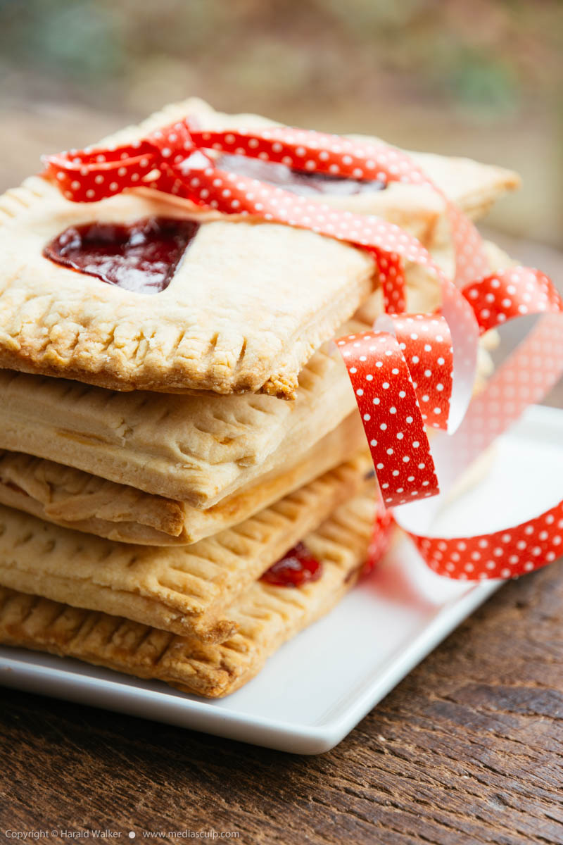 Stock photo of Toaster pastries for Valentine’s Day